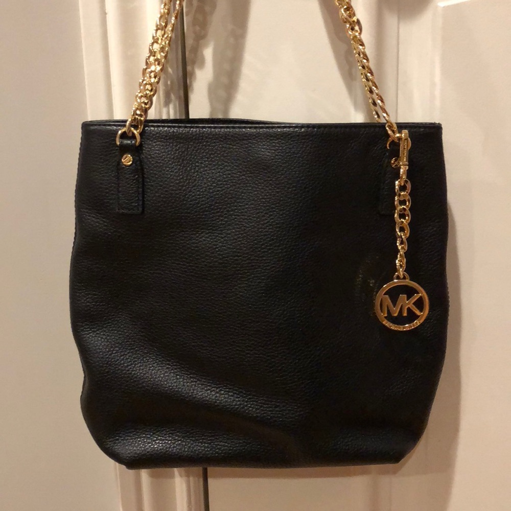 Black and Gold Michael Kors Shoulder Bag
